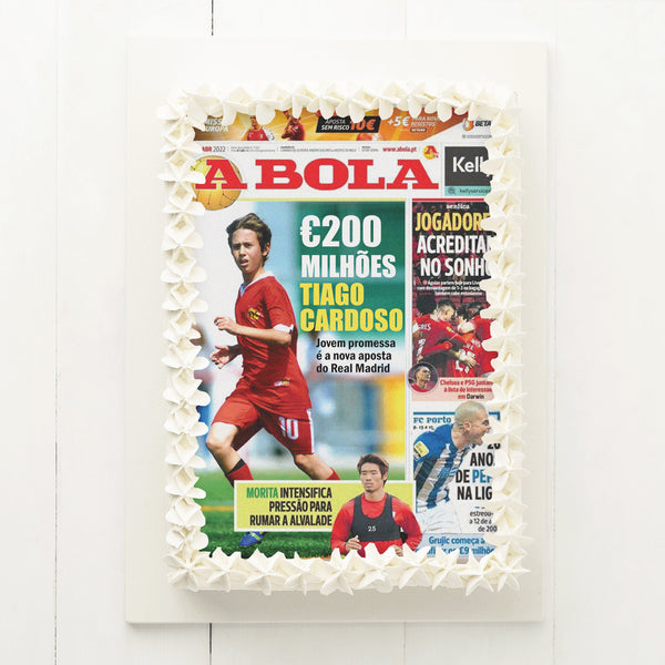 Bolo Foto Capa Jornal "A Bola"